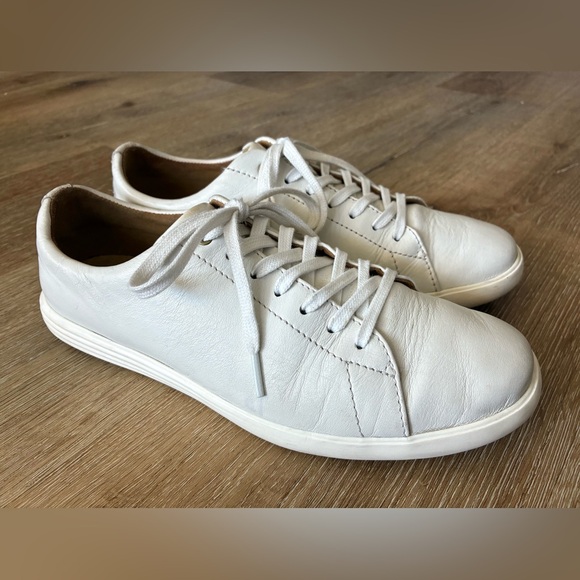 Cole Haan Other - Cole Haan Grand Crosscourt II White Leather Tennis Sneakers Men‘s Size 8.5 M